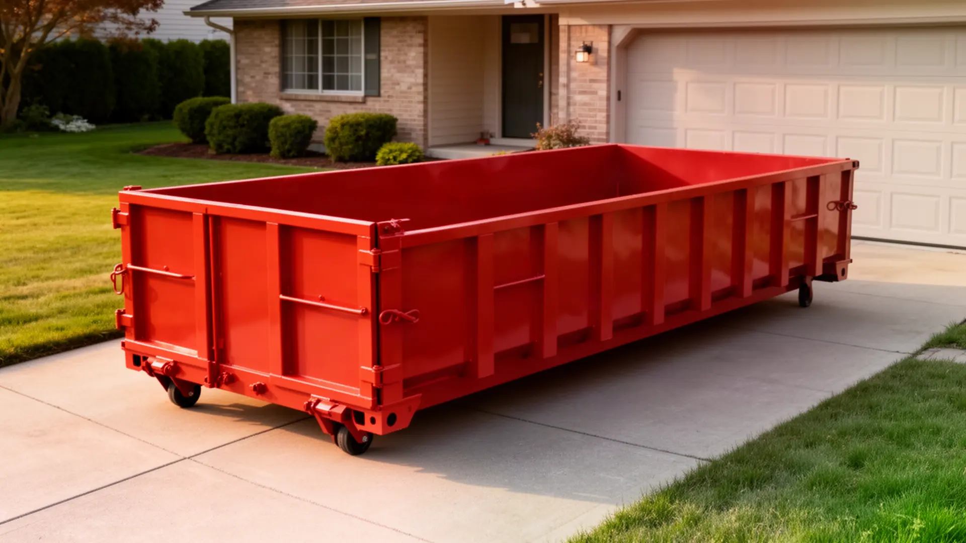 Roll-off dumpster from Kearney Brothers Dumpster Rental in Amarillo, TX